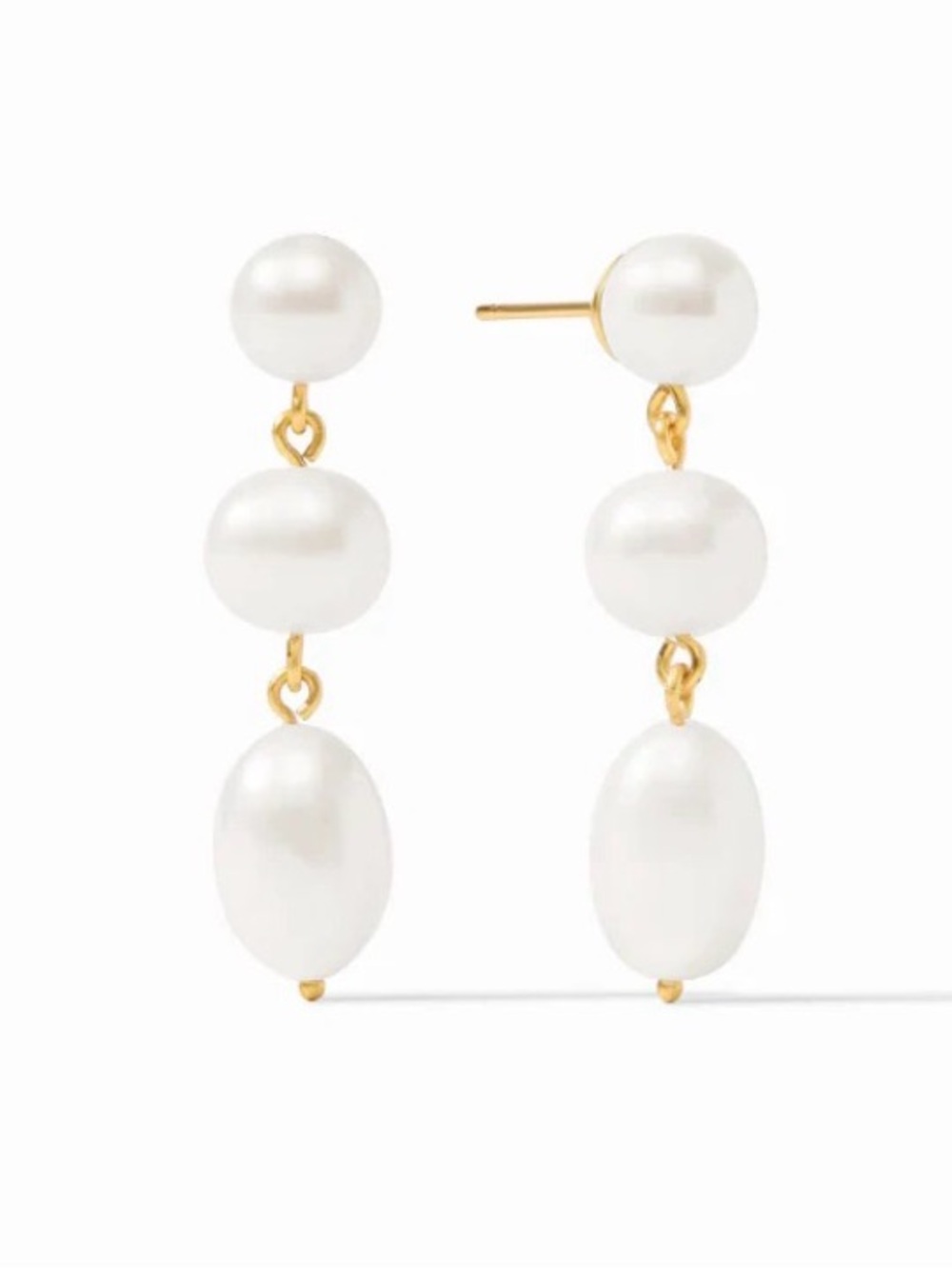 Julie Vos Astor Pearl Tiered Earring